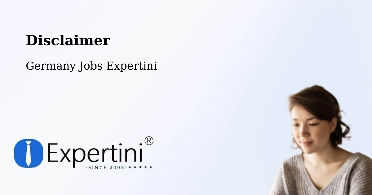 Disclaimer – Cochem - Germany Jobs Expertini