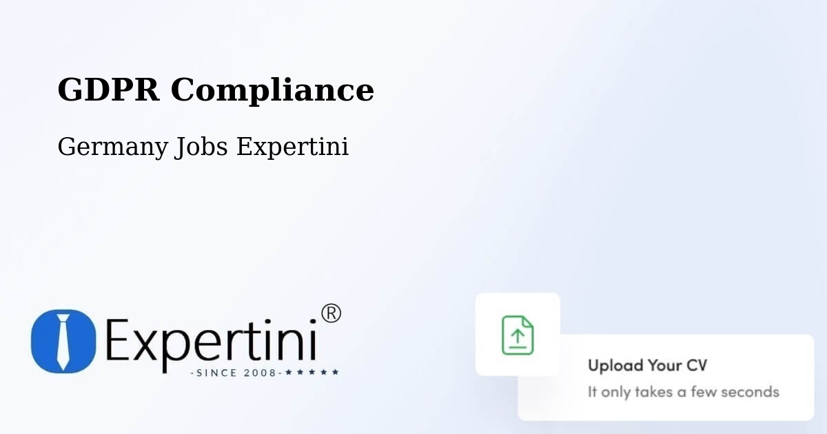 EU GDPR Compliance Statement – Cochem - Germany Jobs Expertini