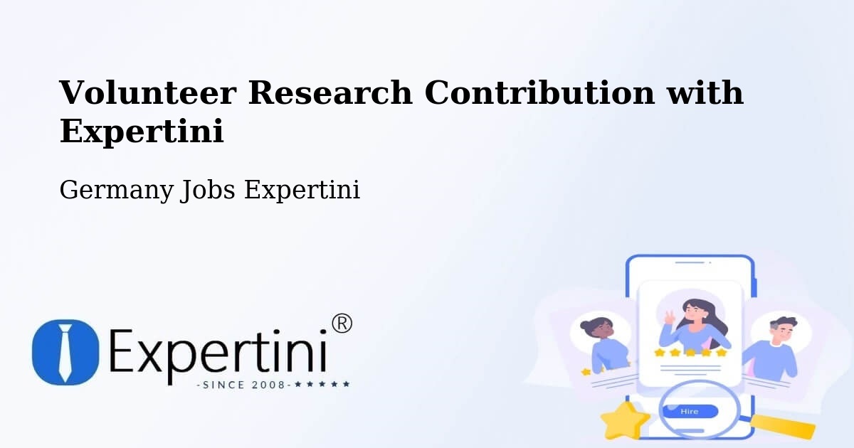 Volunteer Research Contribution Program – Cochem - Germany Jobs Expertini